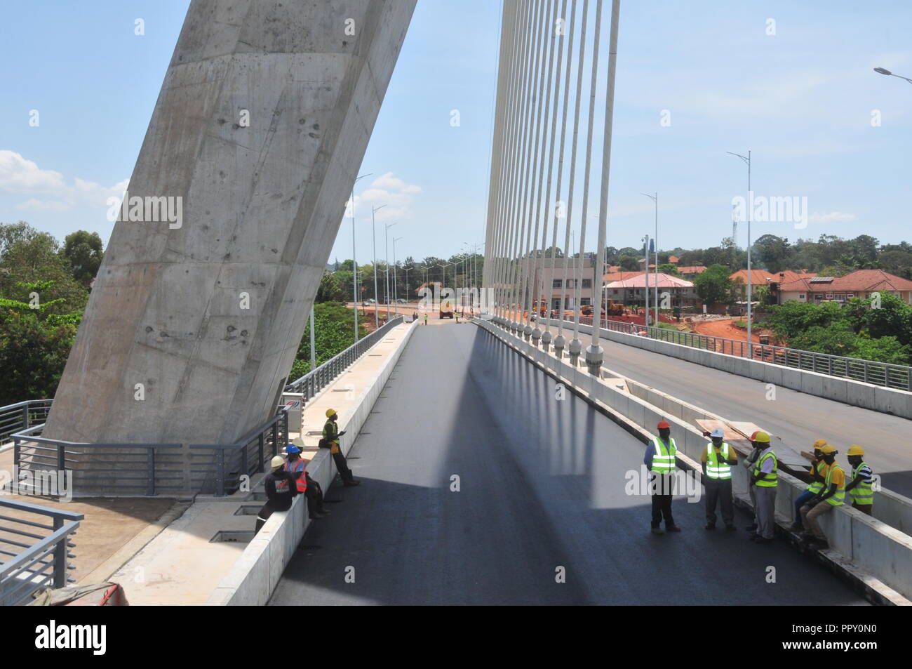 Jinja, Uganda. 28th, September, 2018. Construction of the New Nile