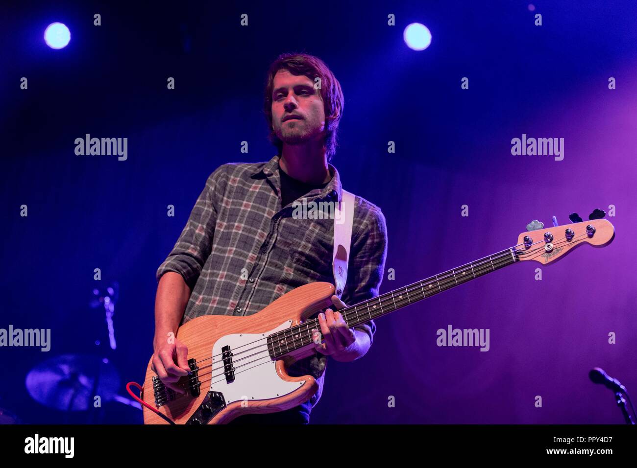 Madison, Wisconsin, USA. 27th Sep, 2018. ANDREW ROLFSEN of Campdogzz during  the Tearing at the Seams Tour at The Sylvee in Madison, Wisconsin Credit:  Daniel DeSlover/ZUMA Wire/Alamy Live News Stock Photo -
