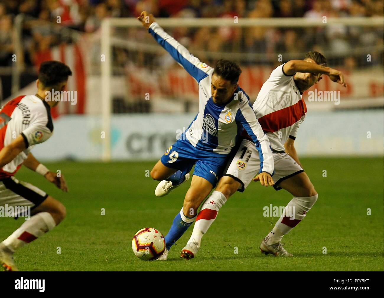 Soccer Match Between Rayo Vallecano And Espaa Ol Of The 2018 2019