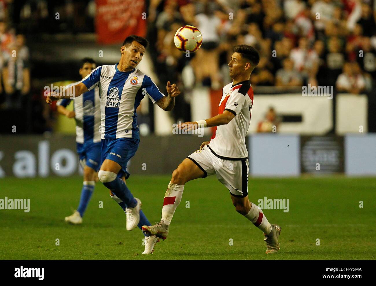 Soccer Match Between Rayo Vallecano And Espaa Ol Of The 2018 2019