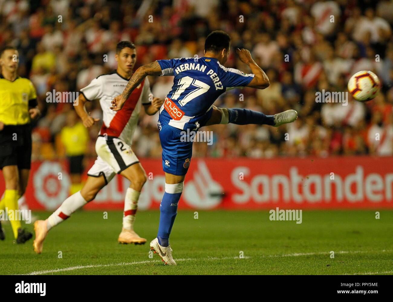 Soccer Match Between Rayo Vallecano And Espaa Ol Of The 2018 2019