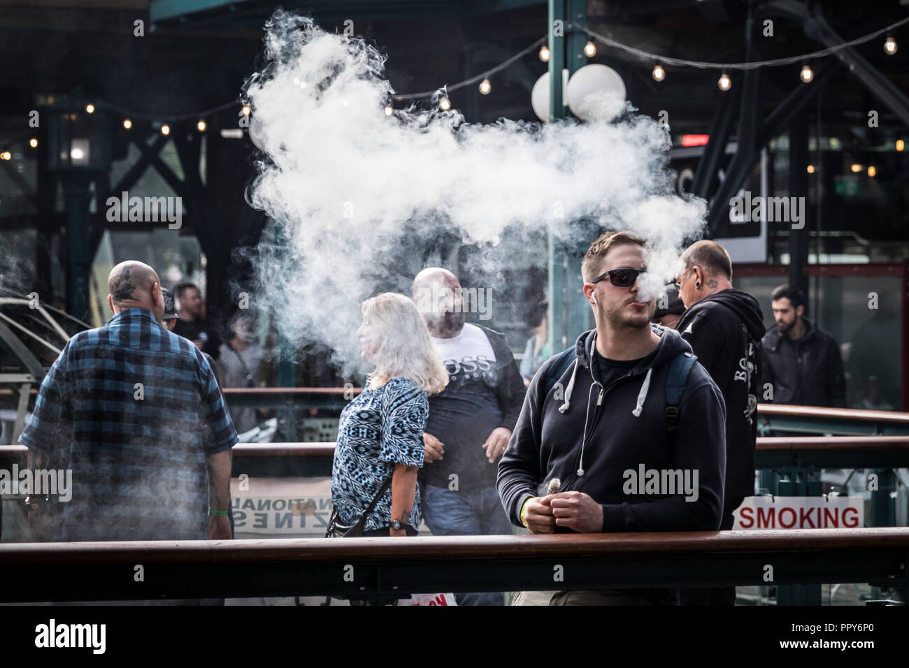 London, UK. 28th Sept, 2018. London Tattoo Convention at Tobacco Dock. Credit: Guy Corbishley/Alamy Live News Stock Photo