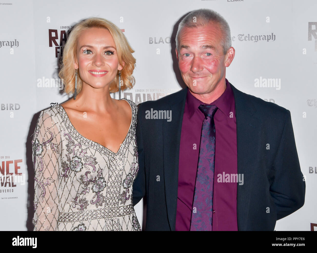 London, UK. 28th September, 2018. Nicole Evans attend Blackbird - World Premiere with Michael Flatley at May Fair Hotel, London, UK. 28th September 2018. Credit: Picture Capital/Alamy Live News Stock Photo