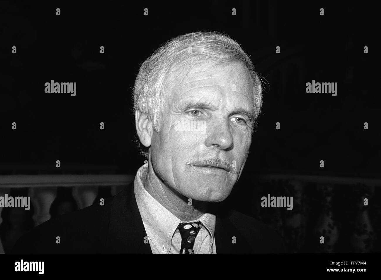 Ted turner Black and White Stock Photos & Images - Alamy