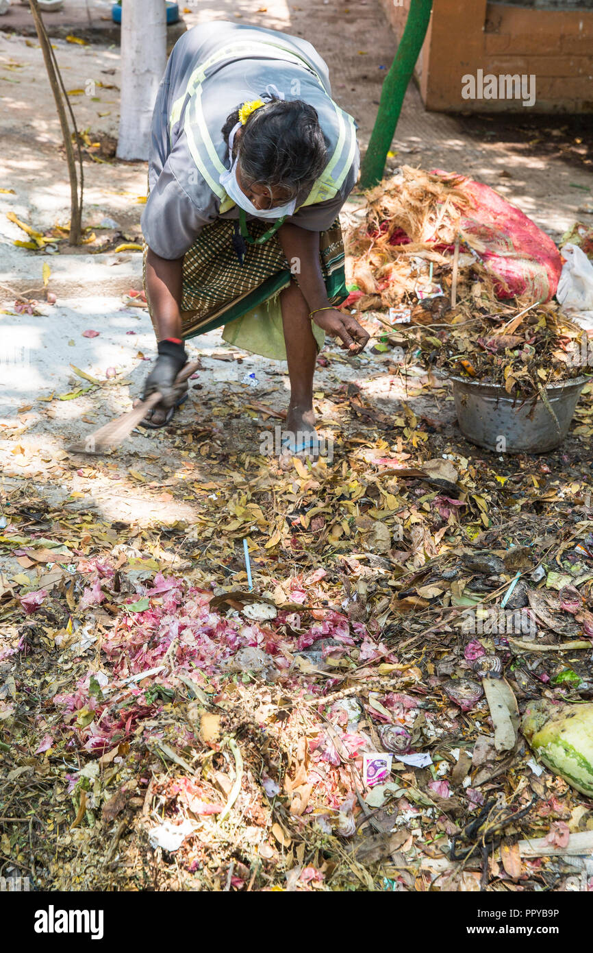 PUDUCHERY, PONDICHERY, TAMIL NADU, INDIA March circa, 2018. Indian