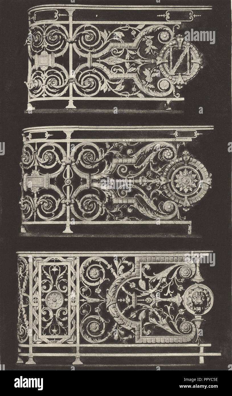 Pavillon de Flore; Édouard Baldus, French, born Germany, 1813 - 1889, Paris, France; about 1868; Heliogravure; Sheet: 45 x 31.5 Stock Photo