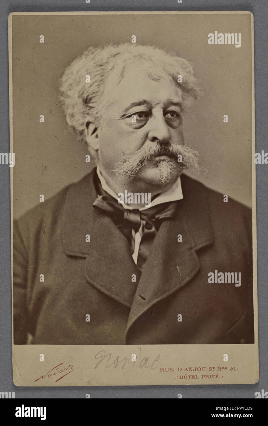 Jules Noriac, journaliste; Nadar, Gaspard Félix Tournachon, French, 1820 - 1910, Paul Nadar, French, 1856 - 1939, 1878 - 1885 Stock Photo