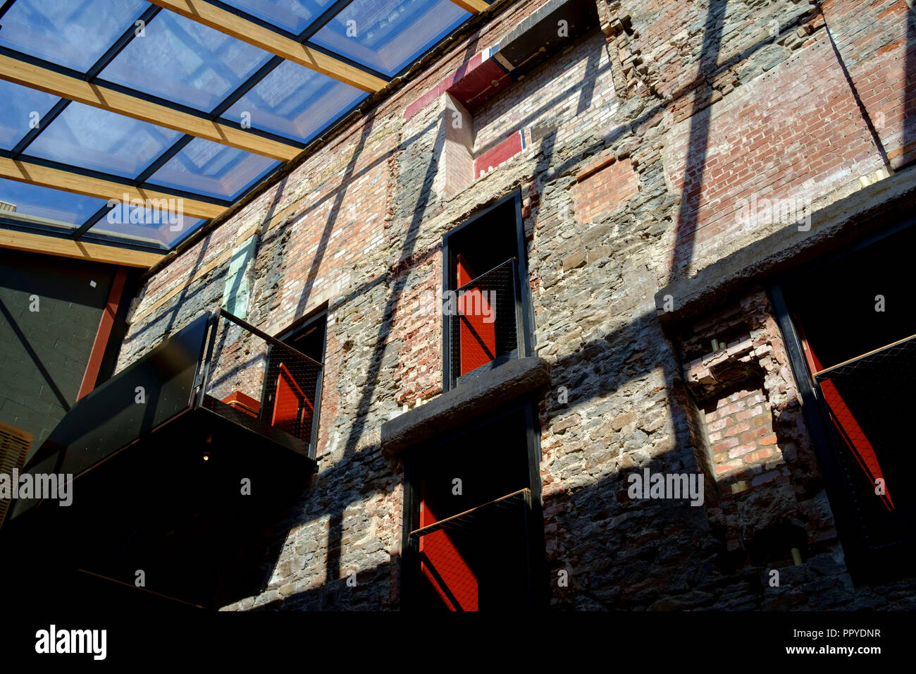 Around the center of the city of Bristol England UK 2018 refurbishment