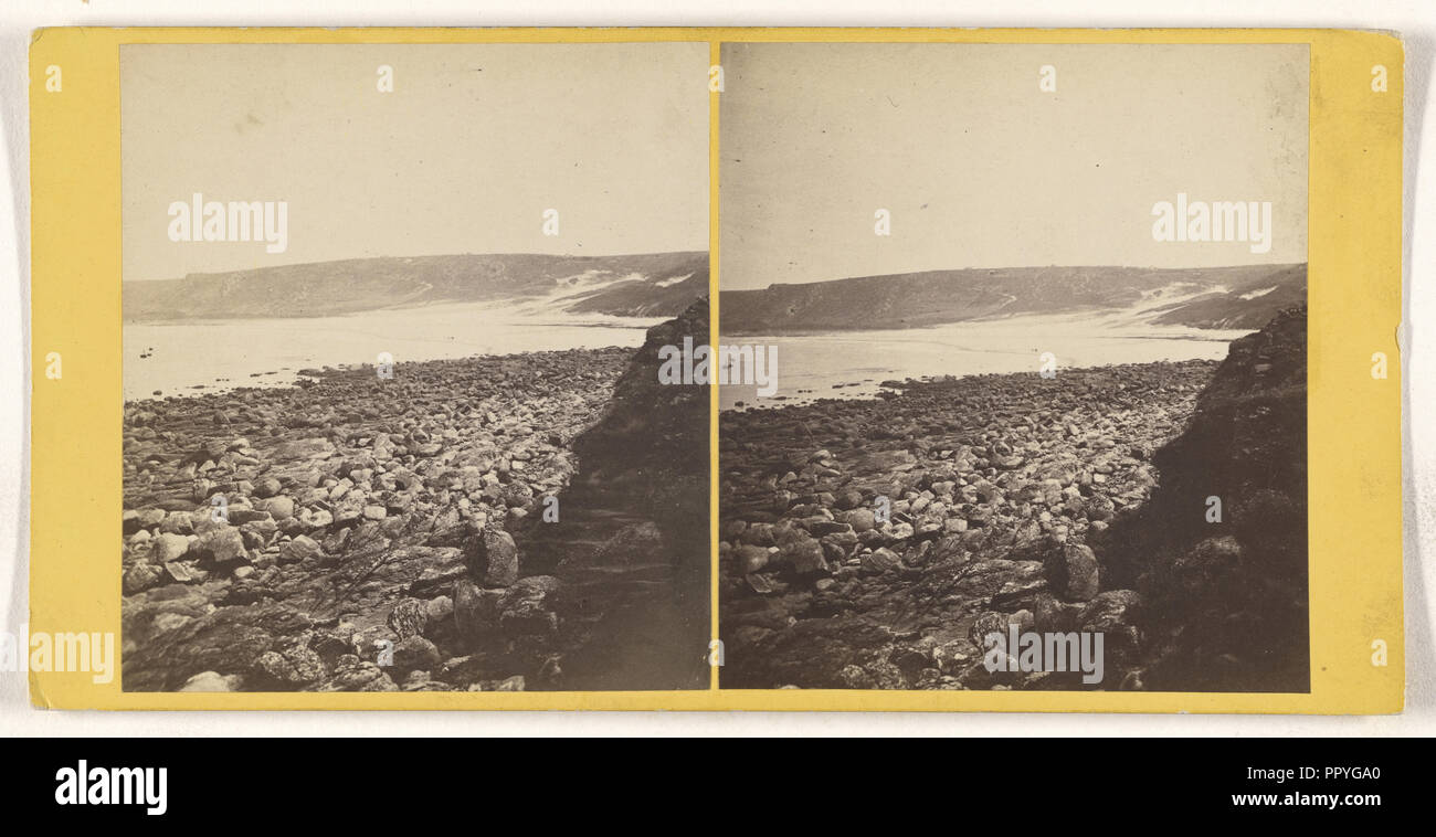 Bay; British; about 1860; Albumen silver print Stock Photo