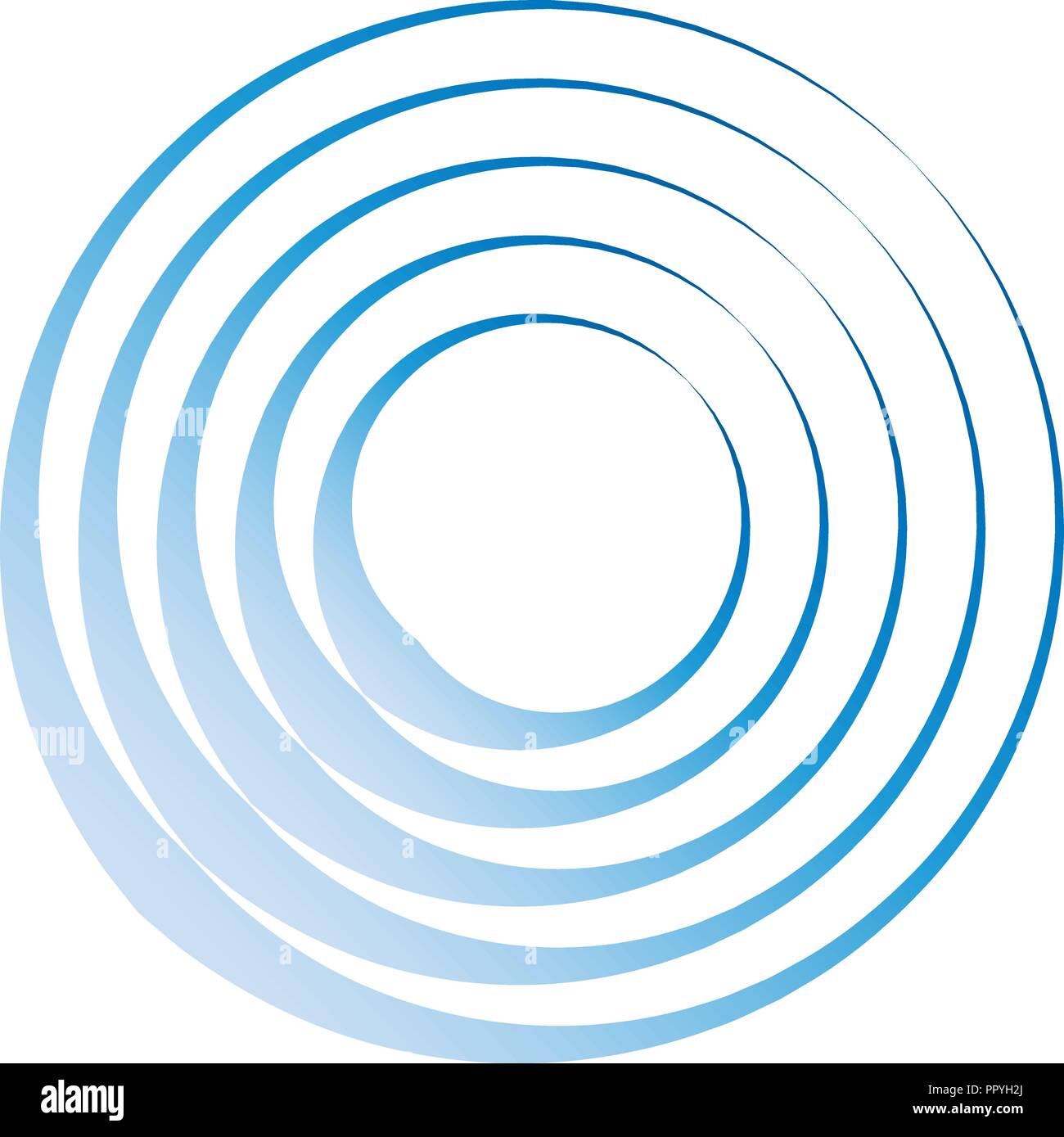 Modern circle design element using as logo, vector illustration Stock Vector