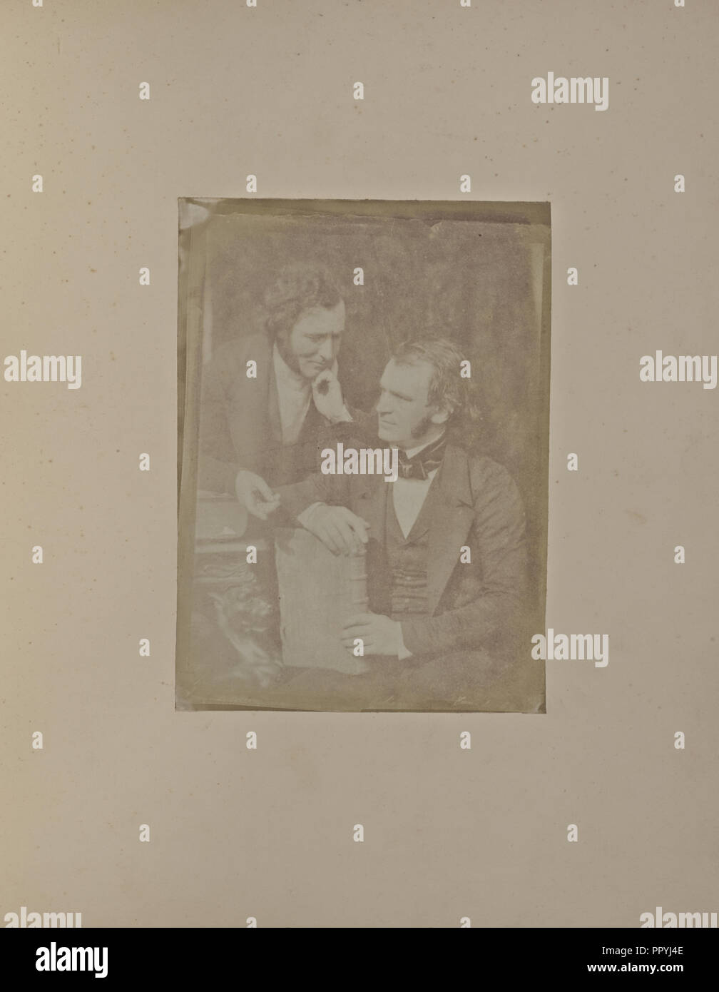 Rev Moir and John Gibson; Hill & Adamson, Scottish, active 1843 - 1848, Scotland; 1843 - 1846; Salted paper print Stock Photo