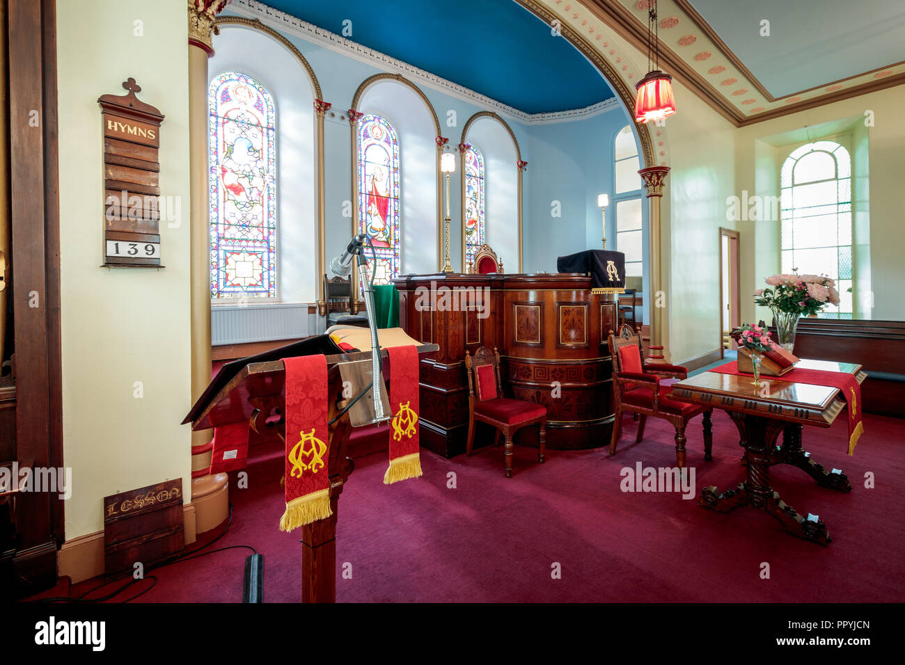 The Russell Institute, St Mirins Cathedral, New Jerusalem Church Paisley Stock Photo