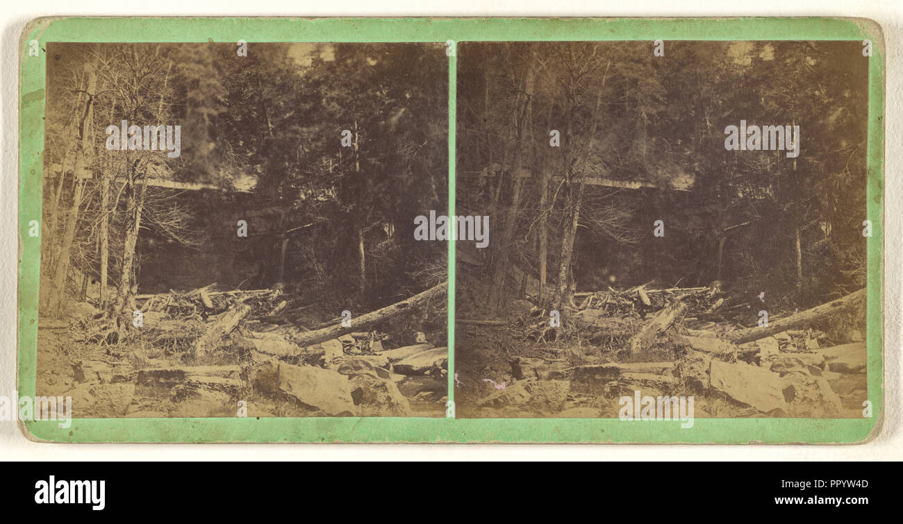 Dry Falls and Cave. Moravia, N.Y; T.T. Tuthill, American, active