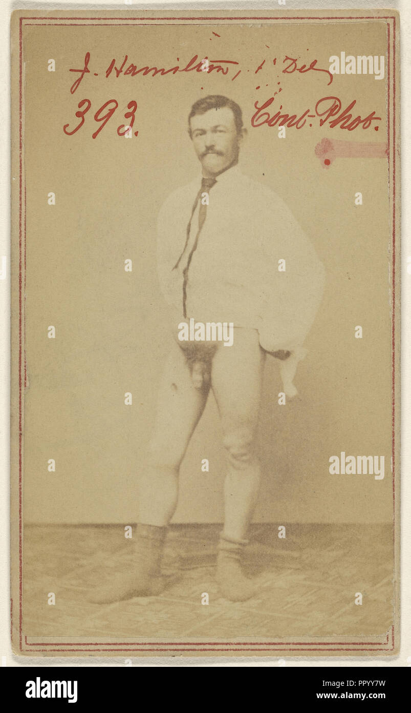 J. Hamilton; Attributed to William H. Bell, American, 1830 - 1910, 1862 - 1870; Albumen silver print Stock Photo