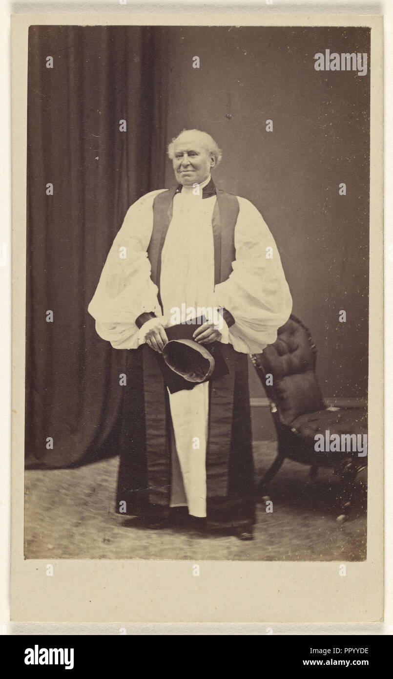 R. Rev. Renn Dixin Hampden. D.D. Lord Bishop of Hereford - Pastor of 34 Livings..; Bustin, British, active 1840s - 1850s, 1862 Stock Photo