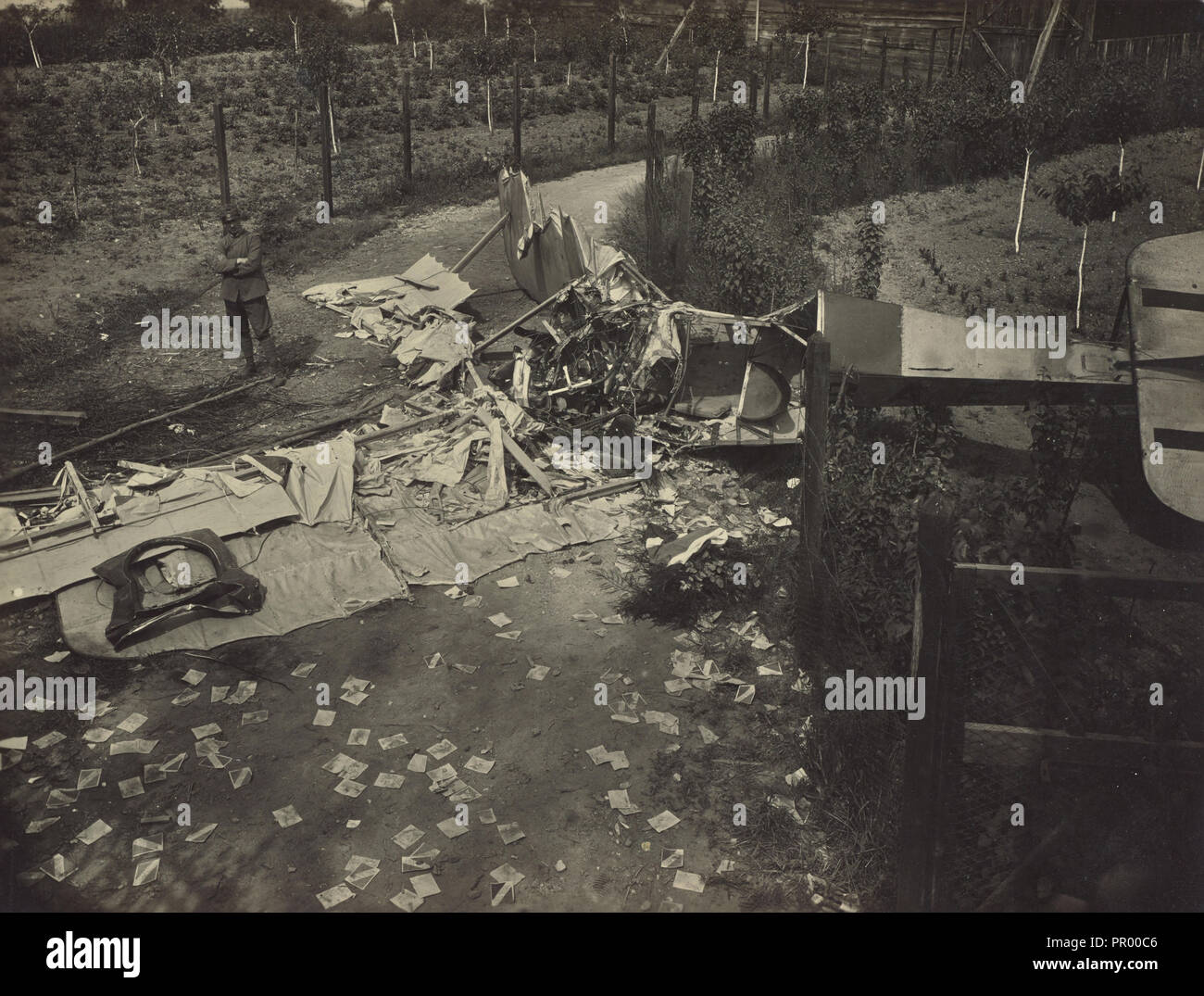 Plane crash; Fédèle Azari, Italian, 1895 1930, Italy; 1914 1929