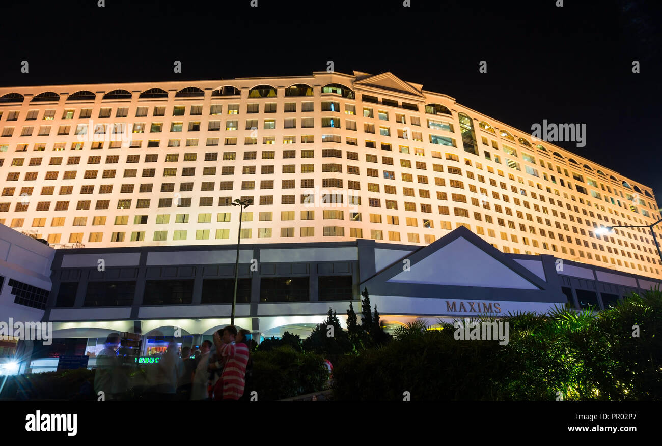 Genting, Malaysia - 9 March 2015 : Genting Highlands is an integrated resort development comprising hotels, casinos and a theme park in Pahang. Stock Photo