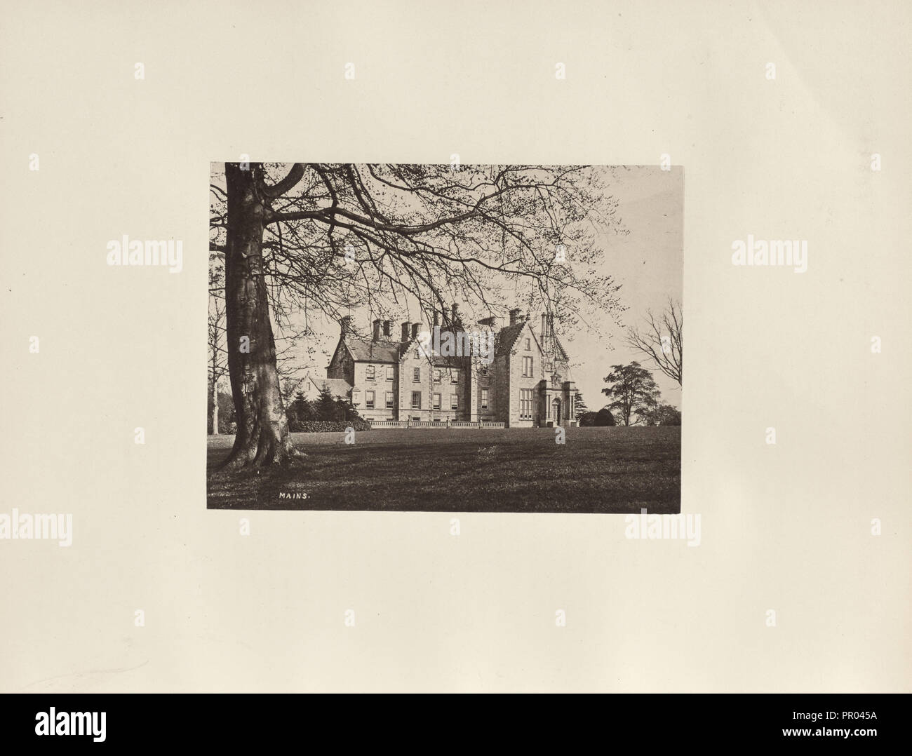 Mains; Thomas Annan, Scottish,1829 - 1887, Glasgow, Scotland; 1878; Albumen silver print Stock Photo