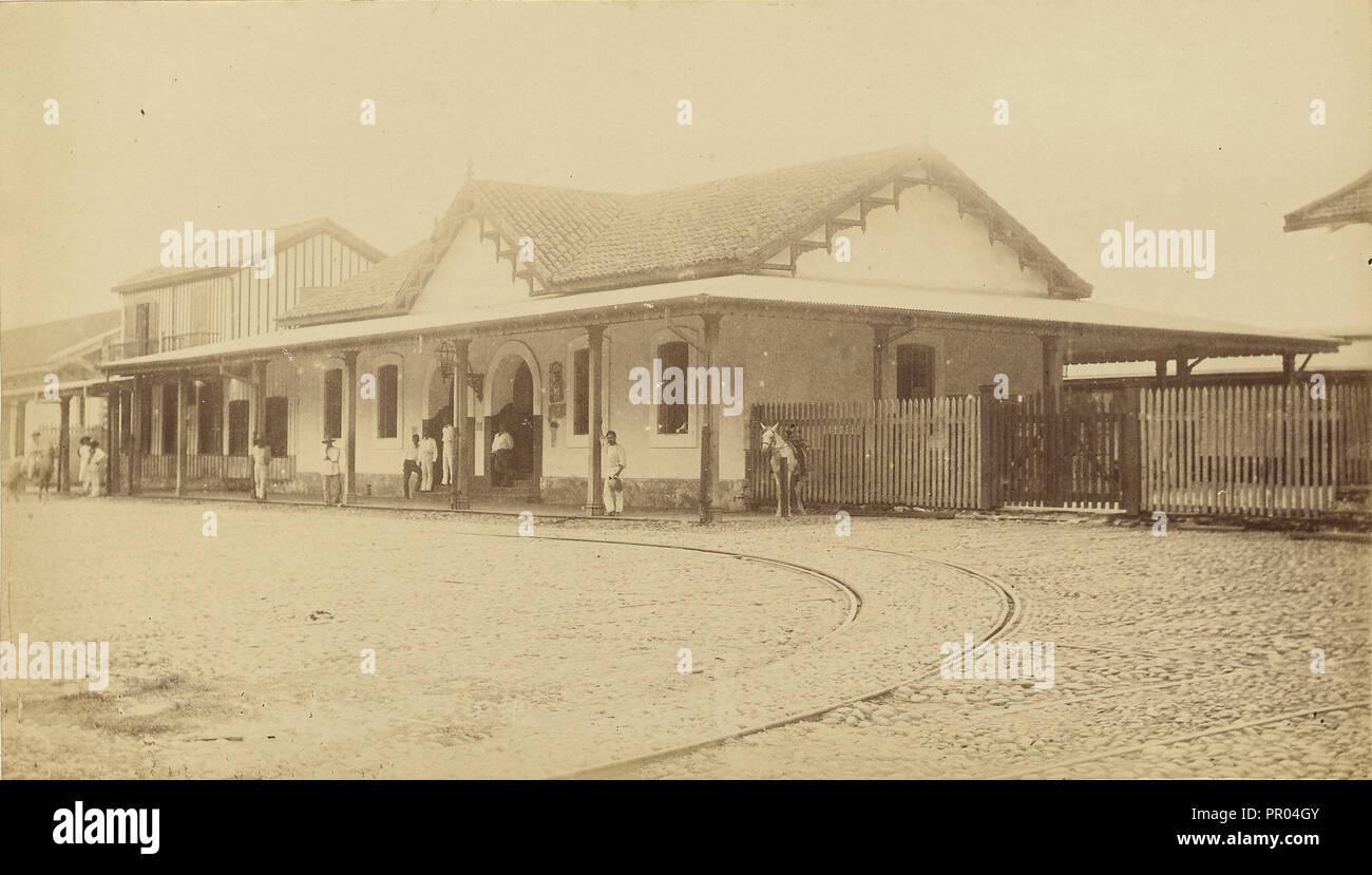 VeraCruz, Station du Chemin de fer; Veracruz, Mexico; 1860s 1880s