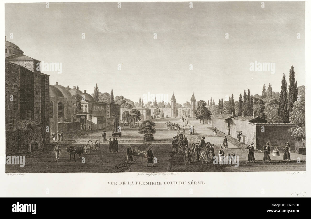 Voyage pittoresque de Constantinople et des rives du Bosphore, Melling, Antoine Ignace, 1763-1831, 1819 Stock Photo
