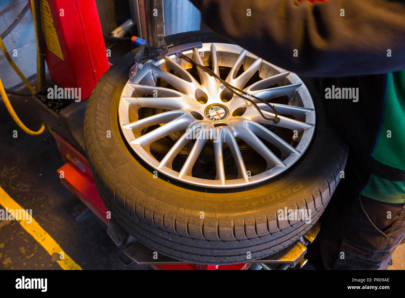 Car tyre fitting lever hires stock photography and images Alamy