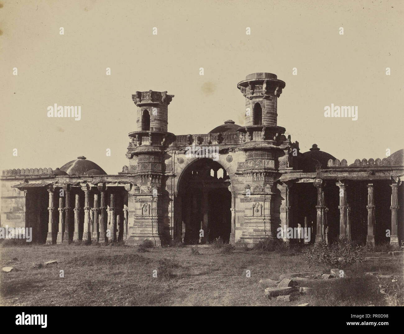 Ahmedabad; India; 1886 - 1889; Albumen silver print Stock Photo