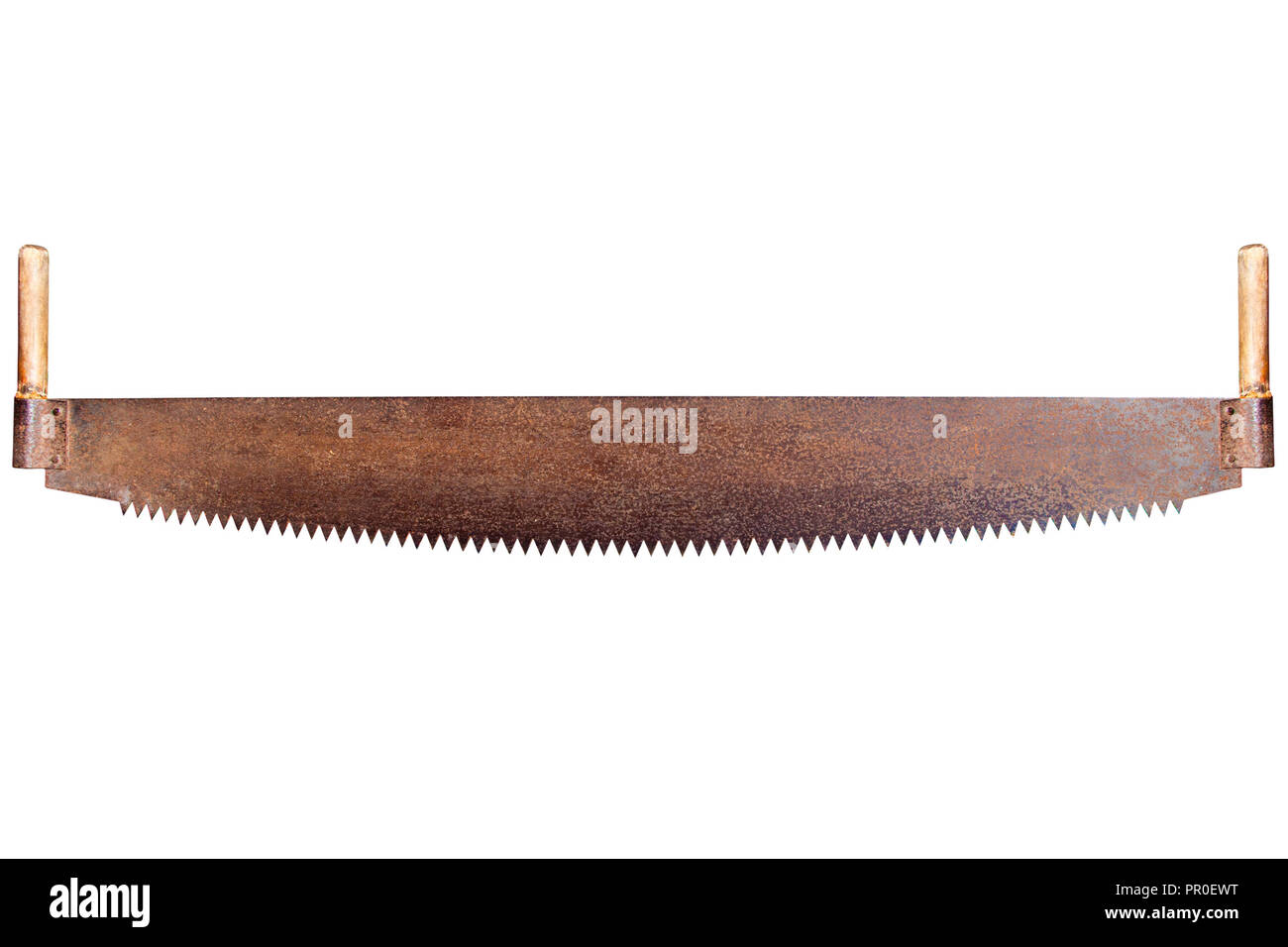 handsaw isolated on a white background Stock Photo