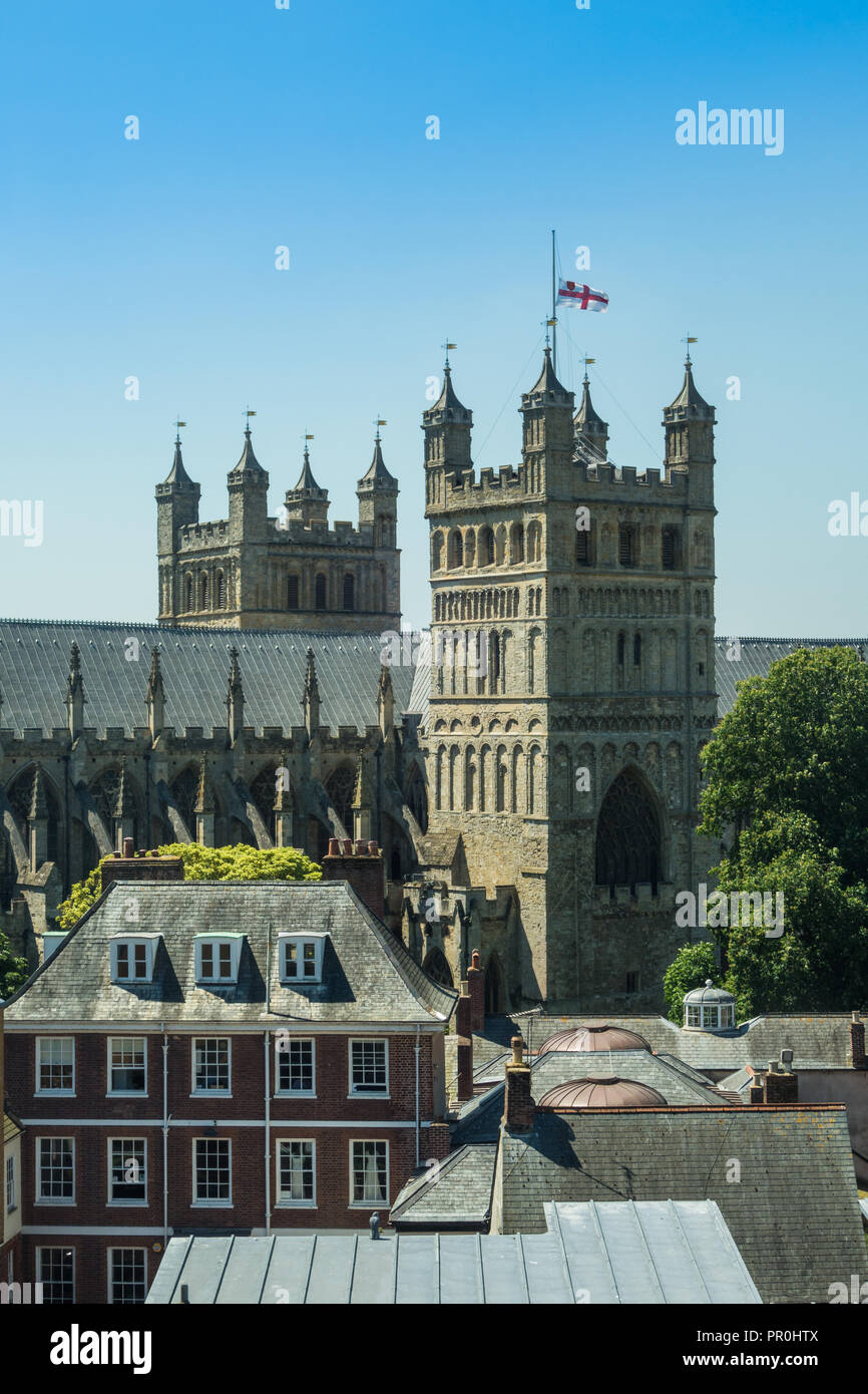 Exeter Cathedral Stock Photo