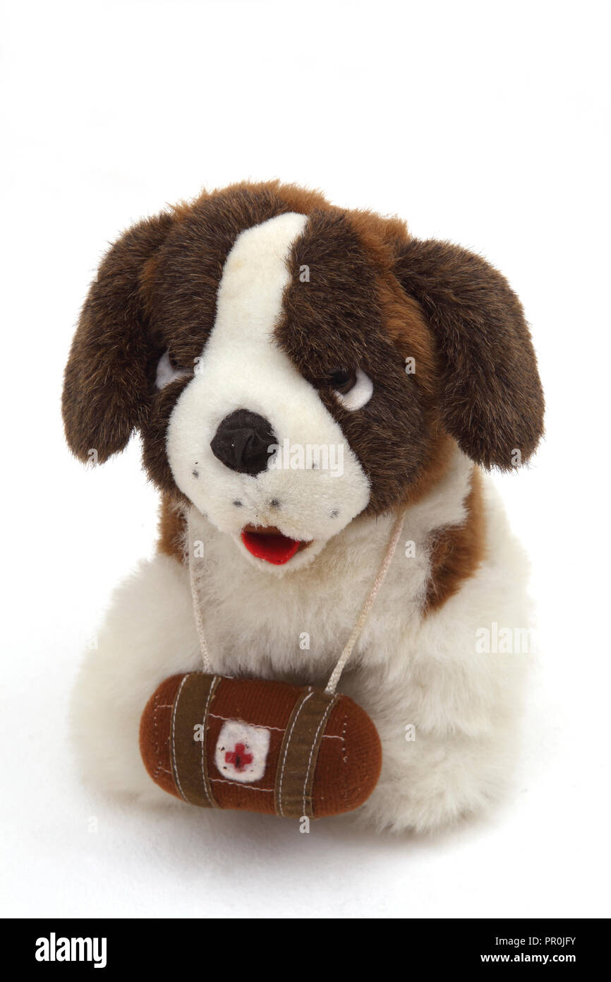 Soft Toy Saint Bernard Dog Stock Photo - Alamy