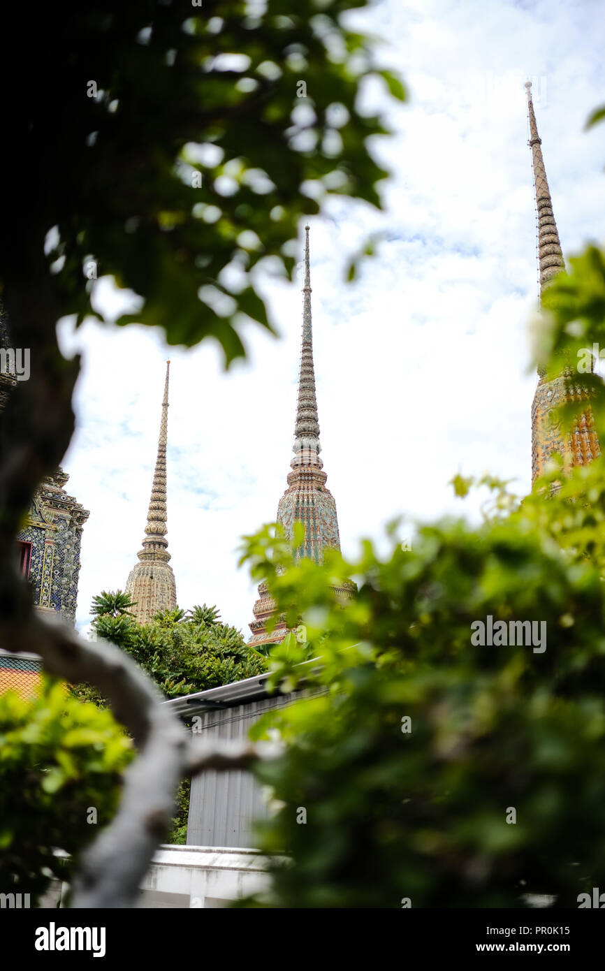 Wat Pho / Temple of the Reclining Buddha, Bangkok, Thailand Stock Photo ...