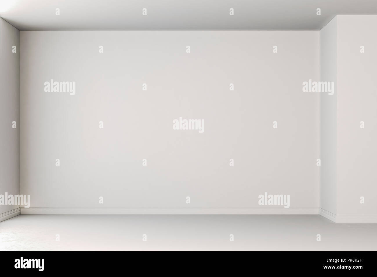Empty interior white walls hi-res stock photography and images - Alamy
