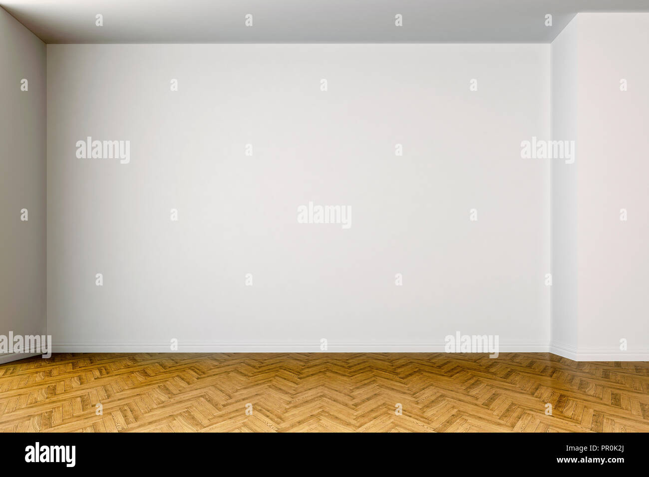 3d empty interior with white walls Stock Photo - Alamy