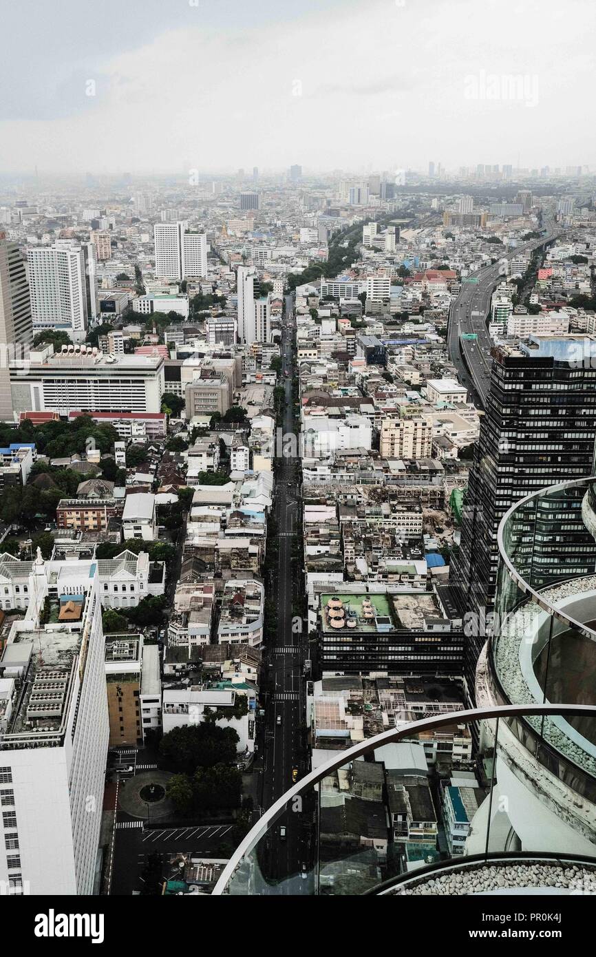 View across the city of Bangkok in Thailand Stock Photo - Alamy