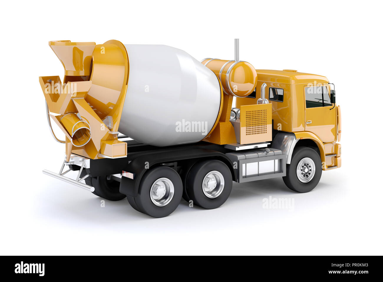 Volvo FMX truck Concrete Mixer - customized 3D model