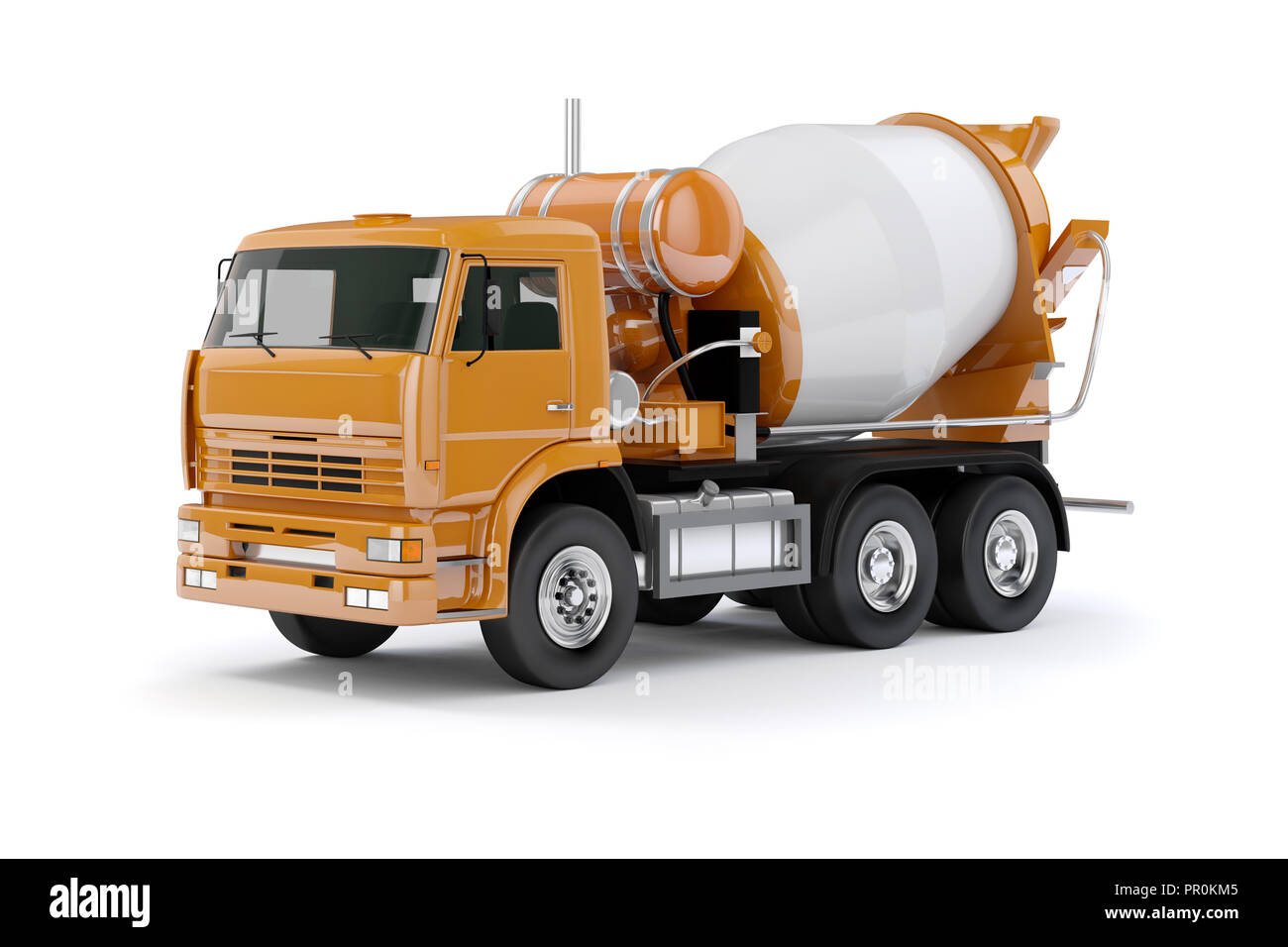 Mixer truck Cut Out Stock Images & Pictures Alamy