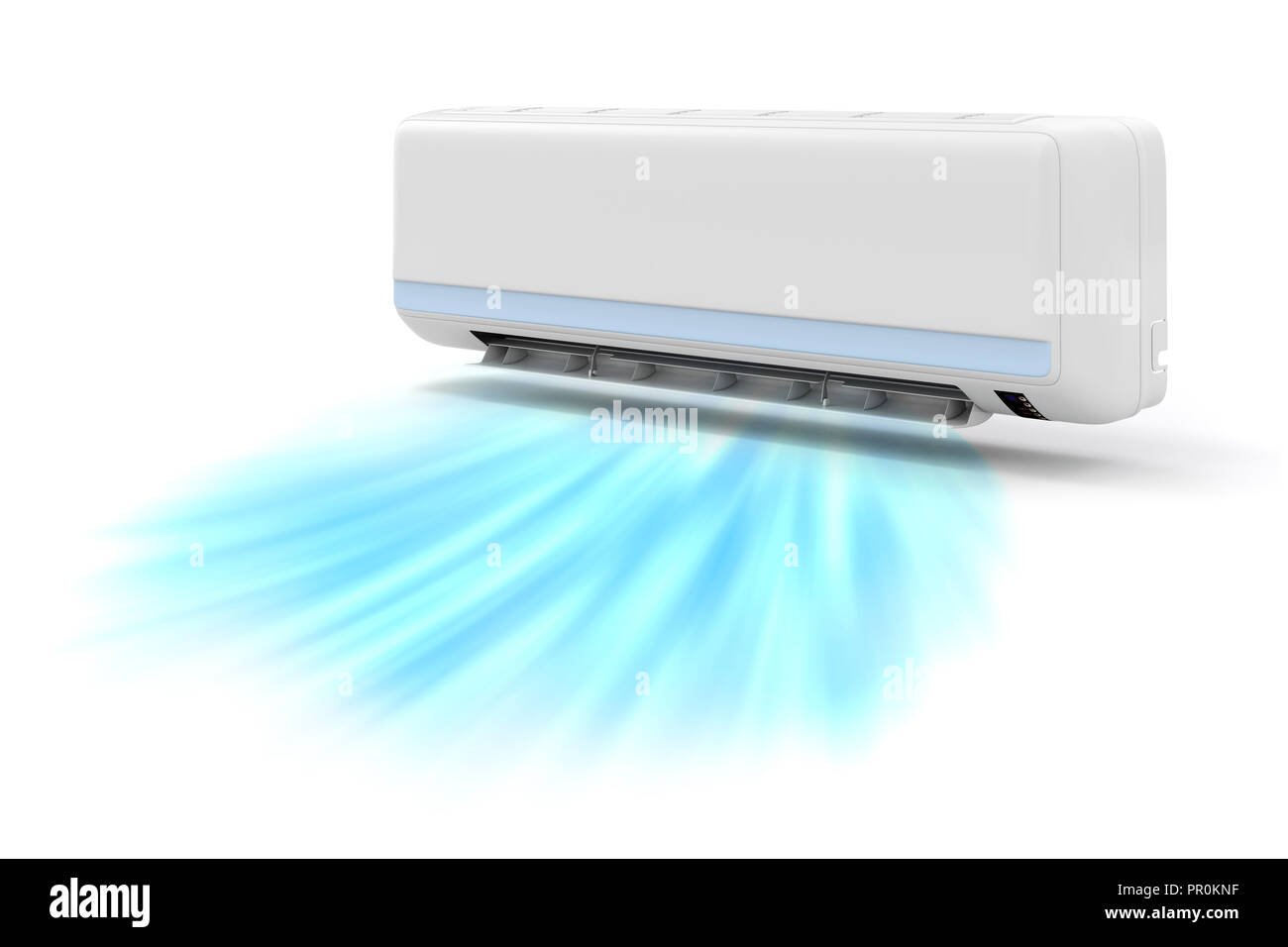 3d air conditioner on white background Stock Photo Alamy