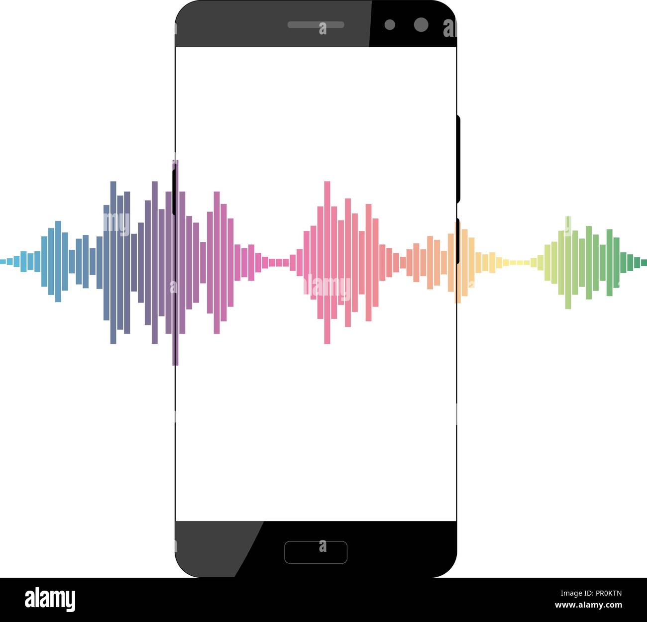 Smartphone and equalizer Stock Vector Image & Art - Alamy