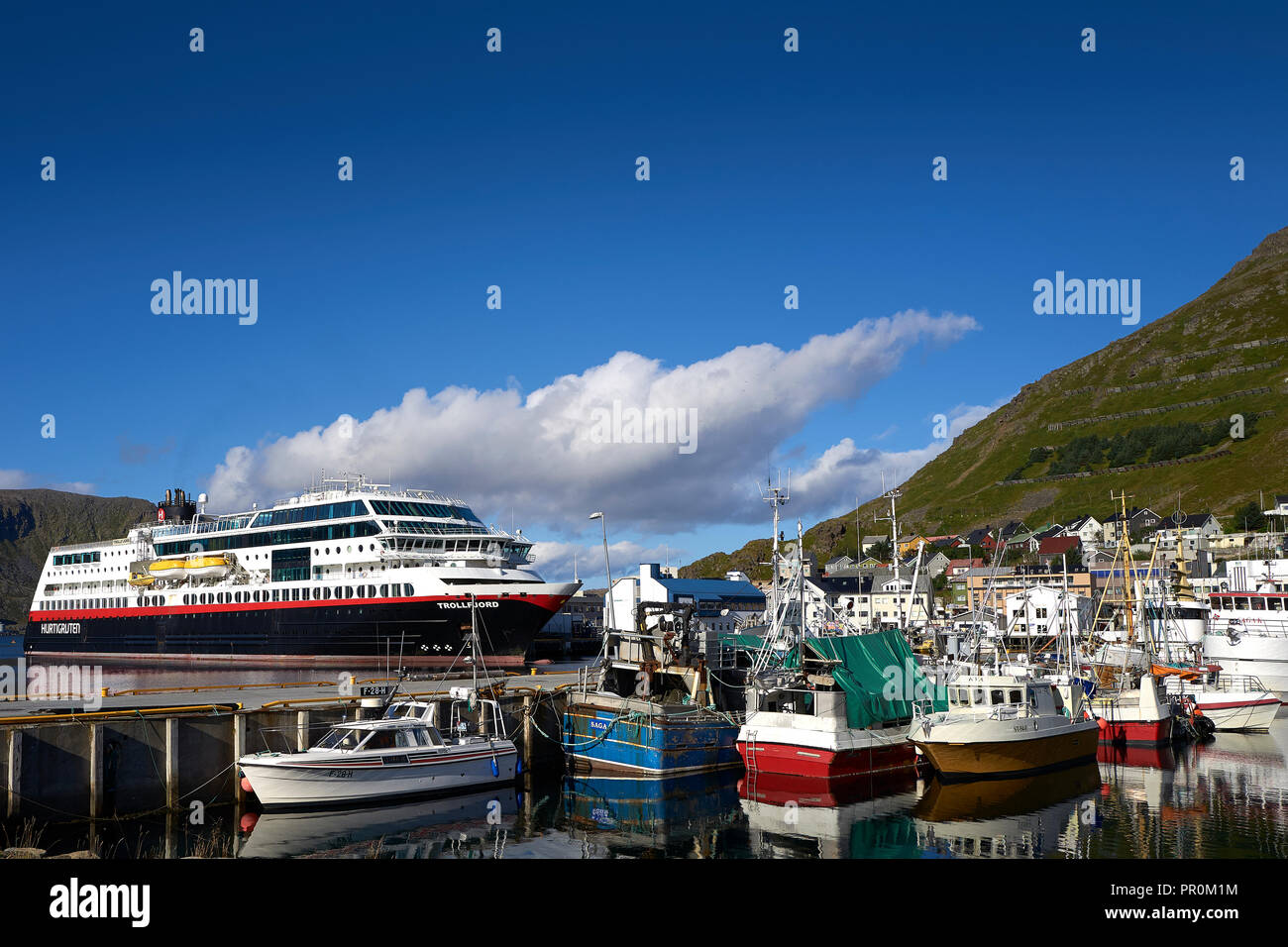 Hurtigruten In Summer Stock Photos Hurtigruten In Summer