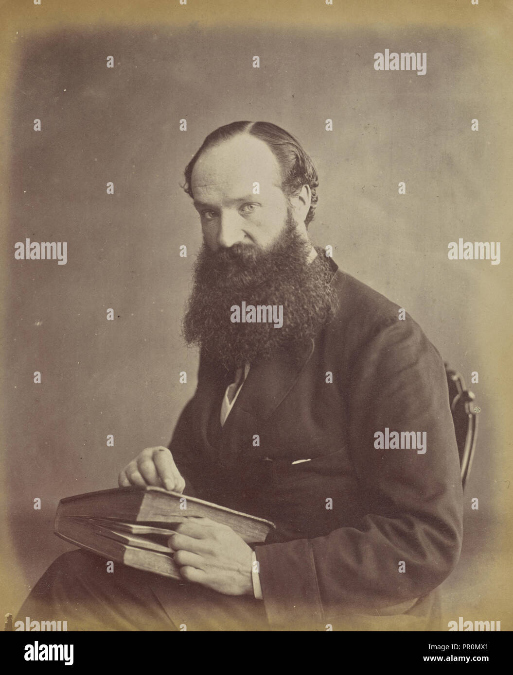 Portrait of Oswell Bell; Dr. John Adamson, Scottish, 1810 - 1870, or Thomas Rodger, Scottish, 1832 - 1883, Scotland; October Stock Photo