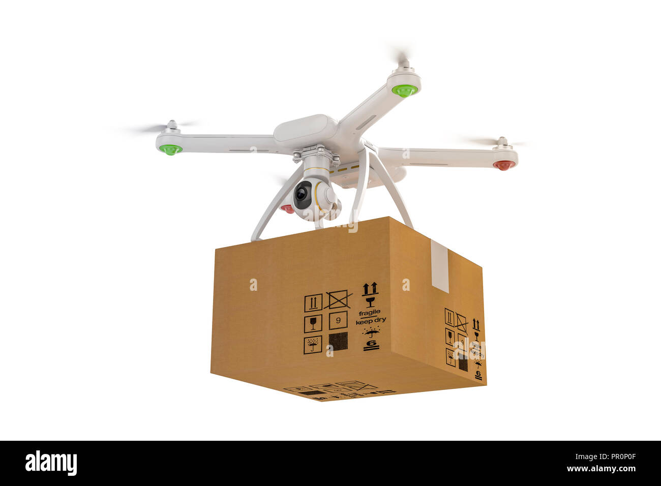 Drone delivery concept copter hi-res stock photography and images - Alamy