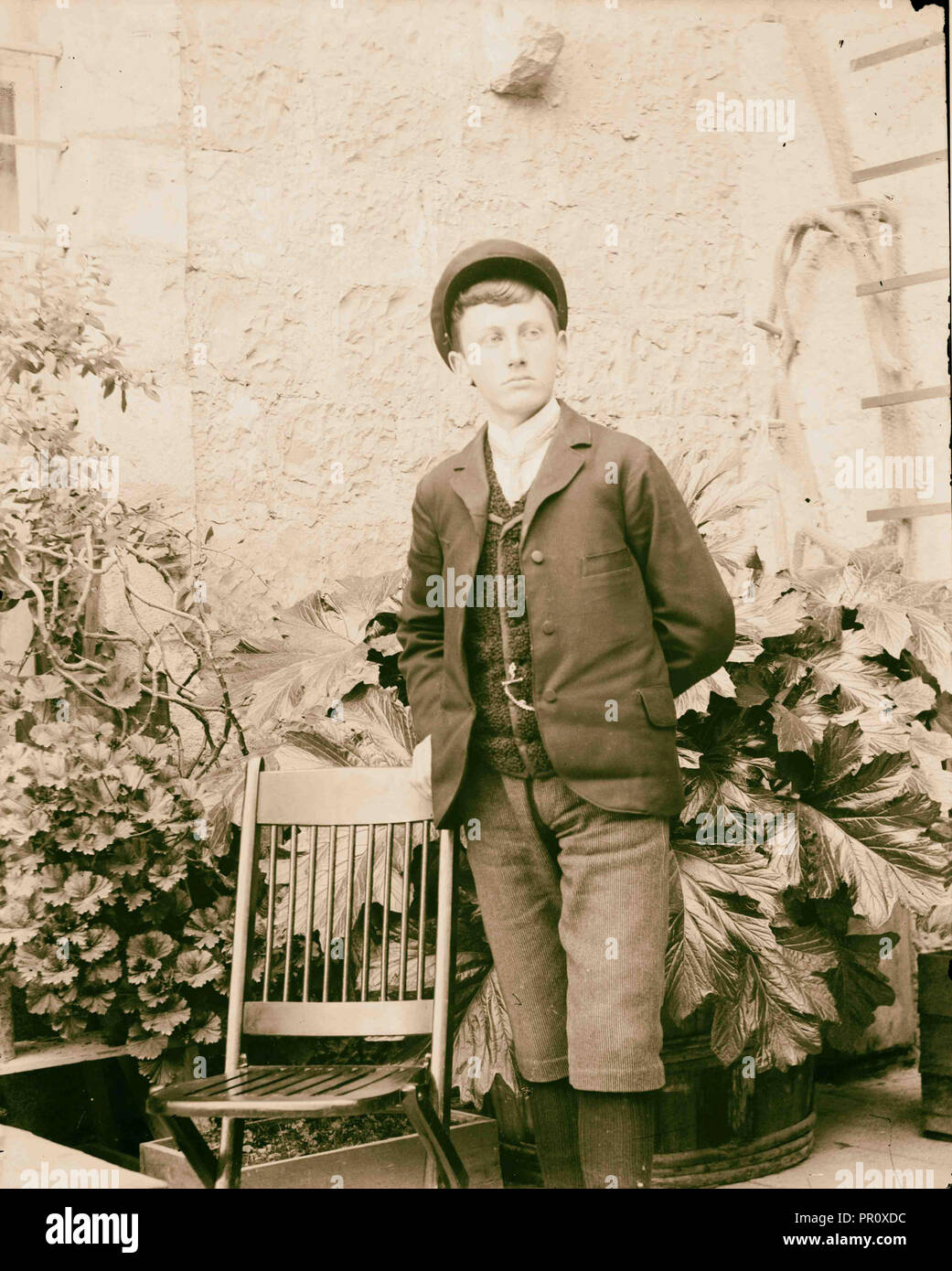 Olaf Matson. 1900, Jerusalem, Israel Stock Photo