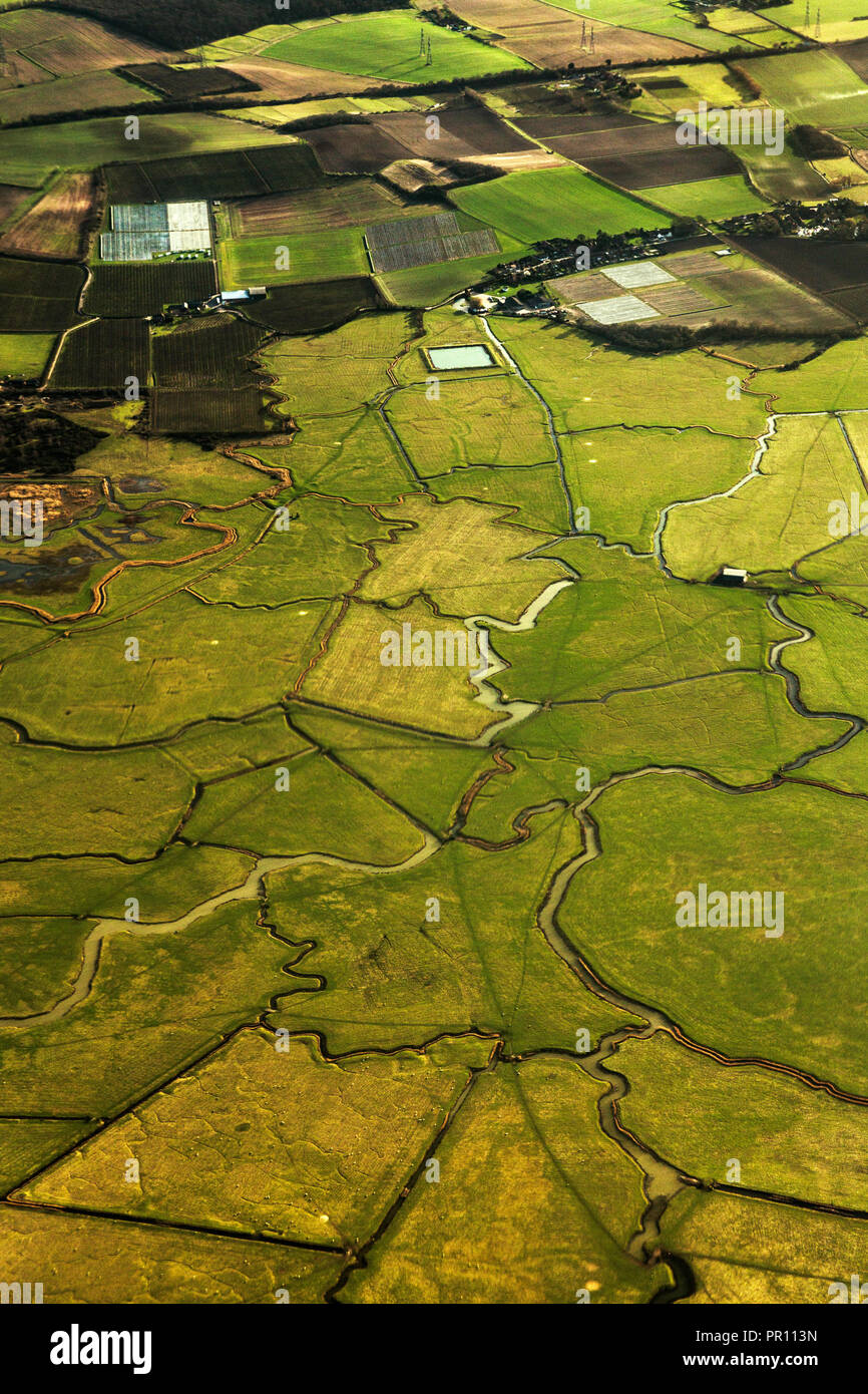 Cultivation fields in the British countryside. England Stock Photo Alamy