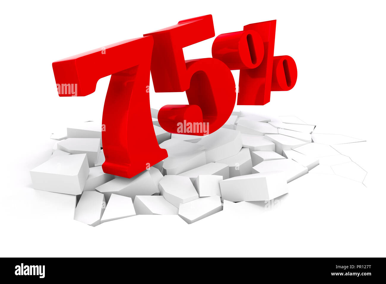 Percent discount shiny symbol Cut Out Stock Images & Pictures - Alamy