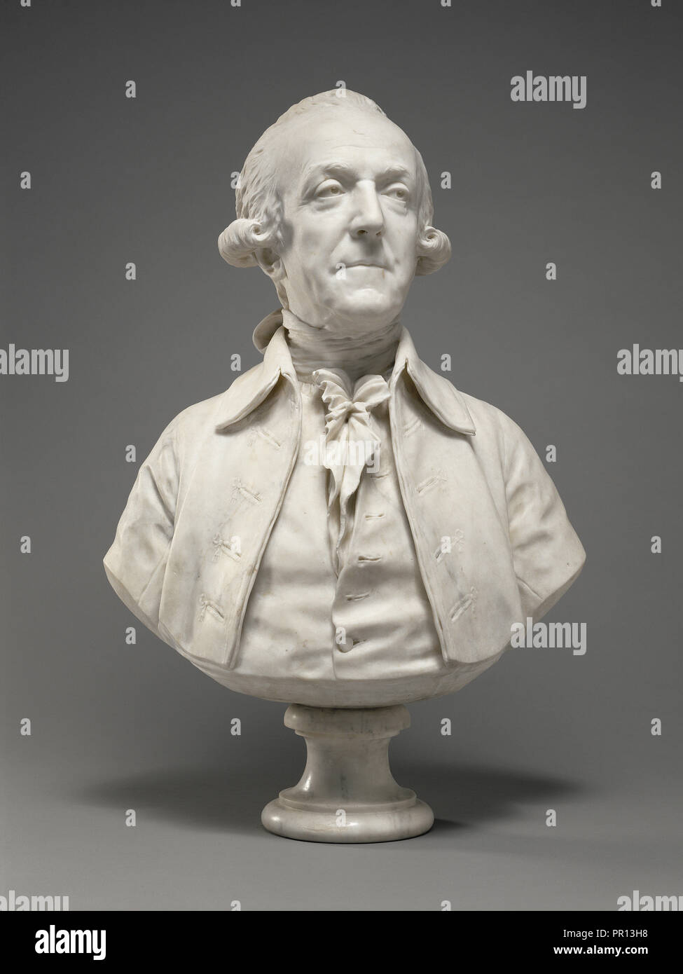 Bust of Marie-Sébastien-Charles-François Fontaine de Biré; Jean-Antoine ...