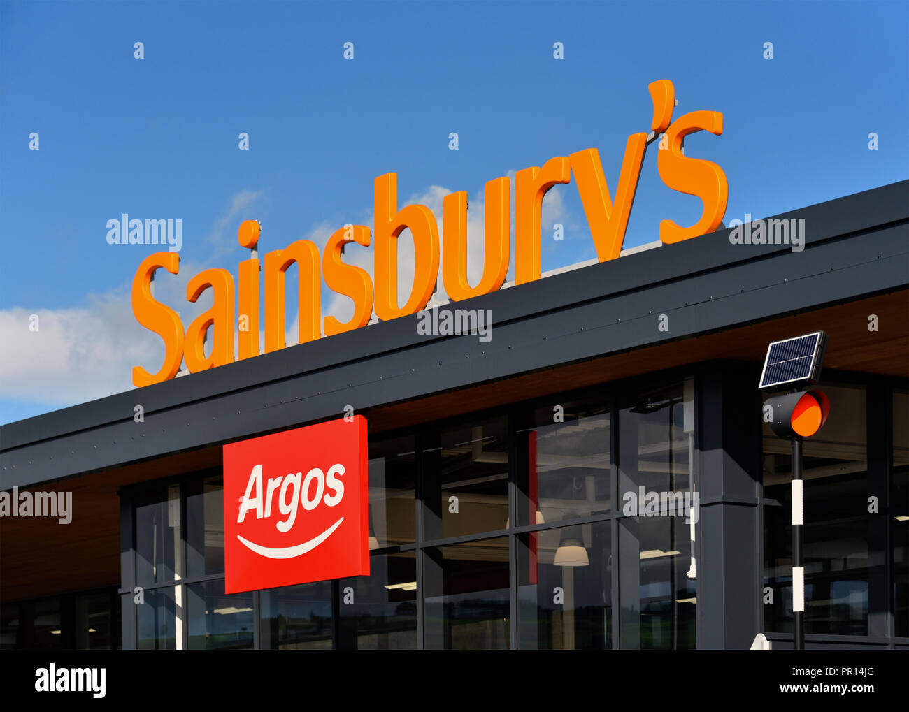 Sainsbury's and Argos Supermarket. Shap Road, Kendal, Cumbria, England