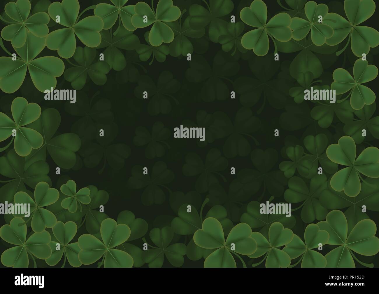 St Patrick's Day Shamrock Background Stock Vector Image & Art - Alamy