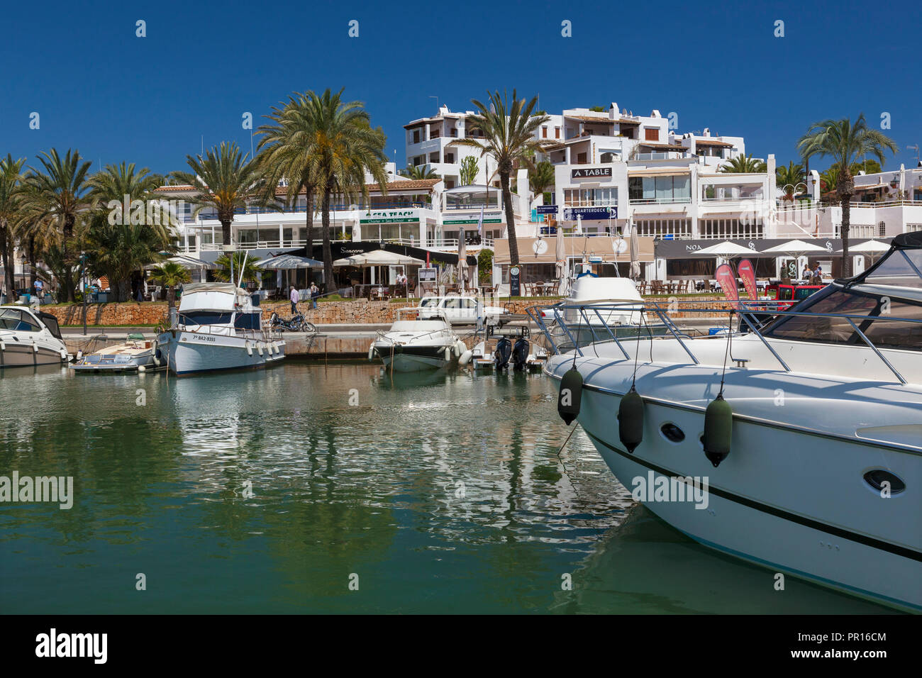 Cala Dor Marina, Cala Dor, Mallorca, Balearic Islands, Spain, Mediterranean, Europe Stock Photo