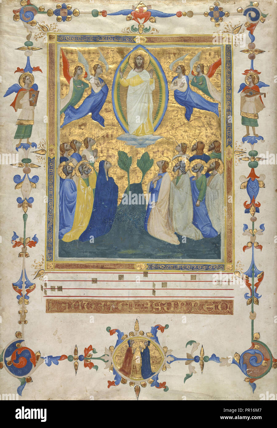 The Ascension of Christ; Pacino di Bonaguida, Italian, Florentine ...