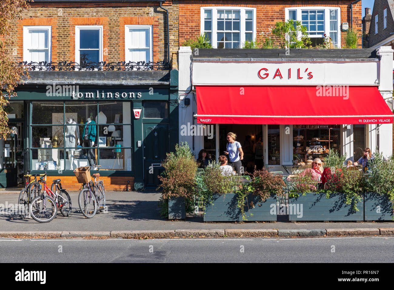 Gail's artisan bakery in Dulwich Village High Street, Southwark, London, England, United Kingdom Stock Photo