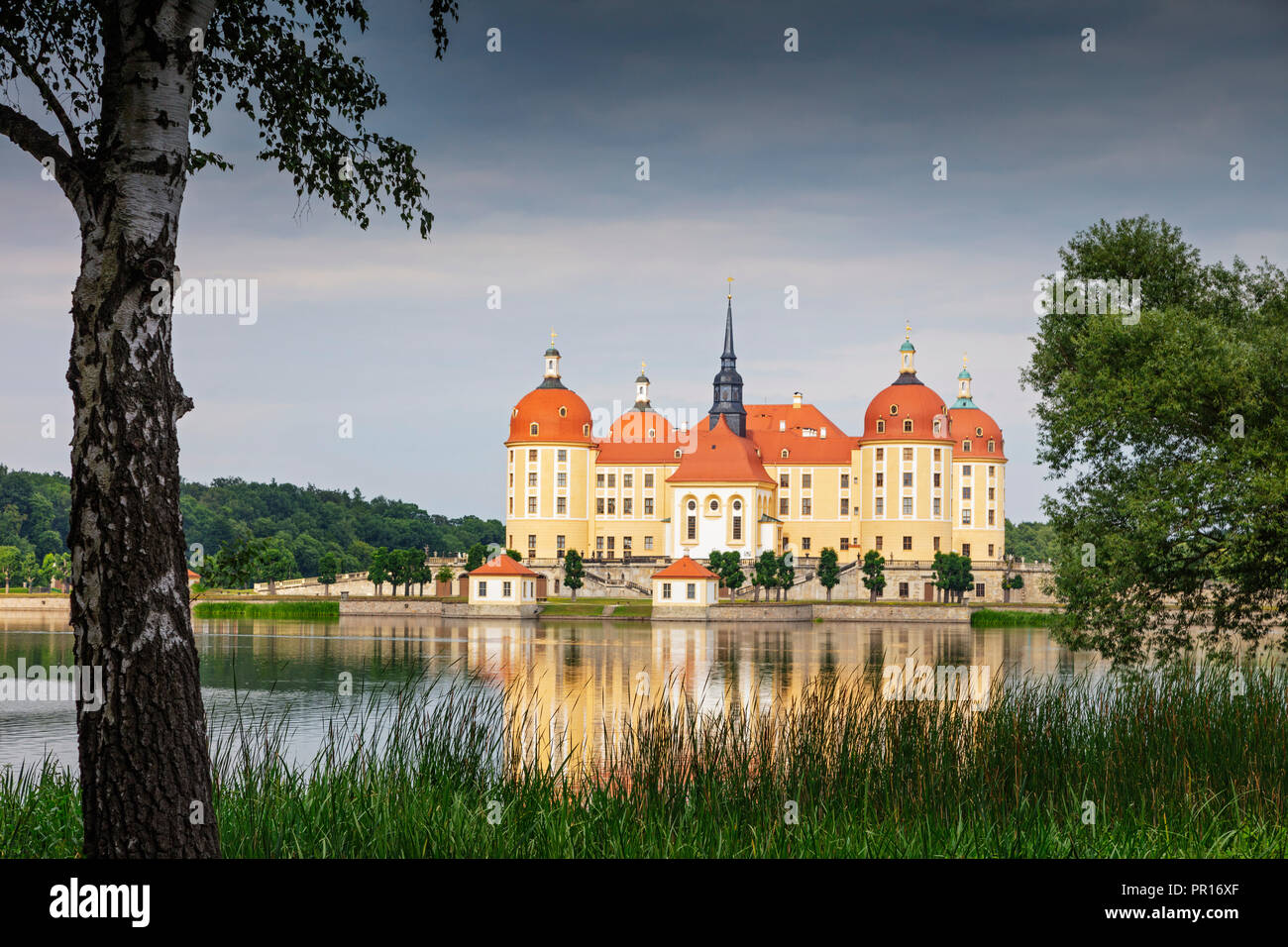 Moritzburg Castle, Saxony, Germany, Europe Stock Photo